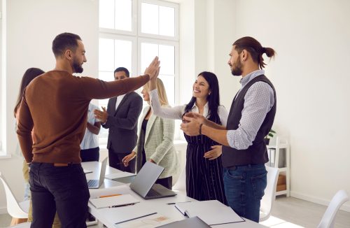 équipe de travail performante
