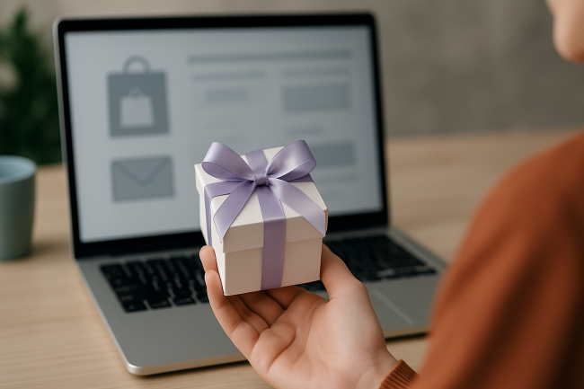 cadeau à l'achat