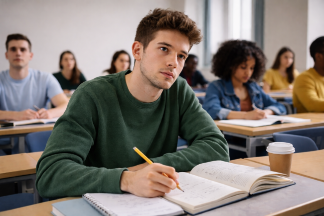 étudiant en école supérieur