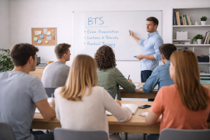 étudiants en communication