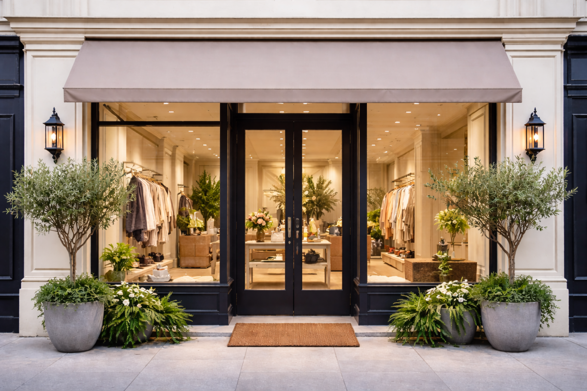devanture d'un magasin