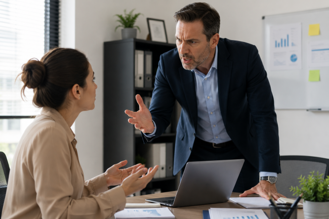 confrontation au travail